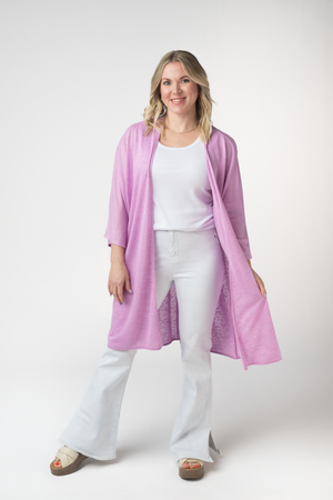 Ellie Cover-Up Kimono - Lilac by Michelle Mae