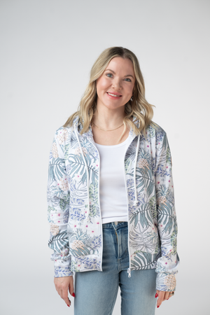 PREBOOK Fullzip Hoodie - Pineapple Leaf