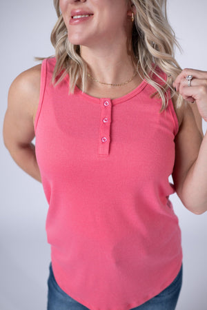 Alison Henley Tank - Sun Kissed Coral by Michelle Mae