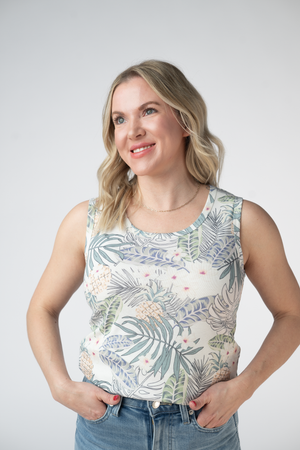 PREBOOK Ava Tank - Pineapple Leaf