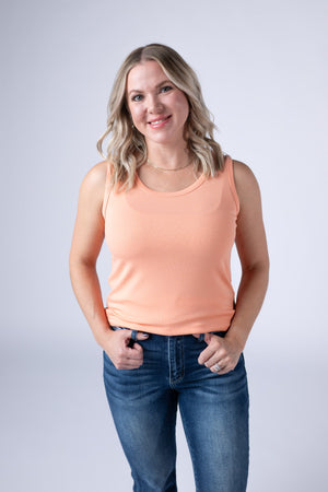 Ava Tank - Melon by Michelle Mae