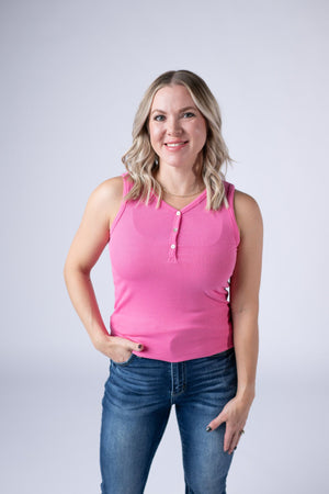 Addison Tank - Pink by Michelle Mae