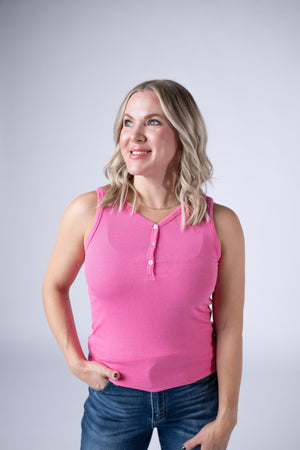 Addison Tank - Pink by Michelle Mae