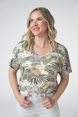 Chloe Cozy Top - Pineapple Leaf by Michelle Mae