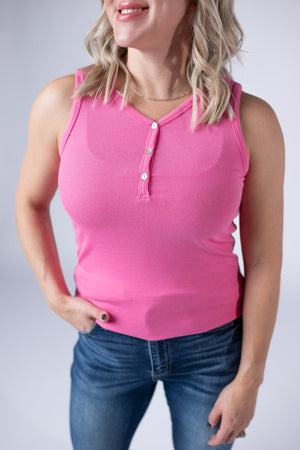 Addison Tank - Pink by Michelle Mae