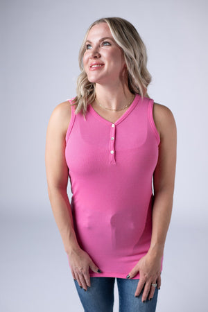 Addison Tank - Pink by Michelle Mae
