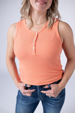 Addison Tank - Orange by Michelle Mae