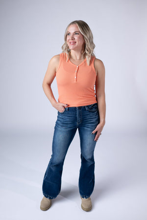 Addison Tank - Orange by Michelle Mae