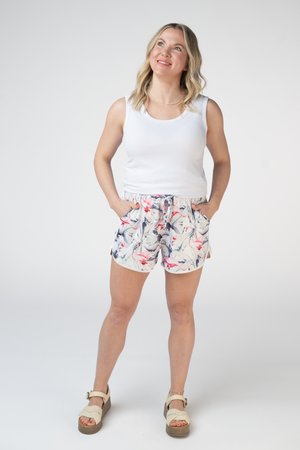 PREBOOK Nova Summer Shorts - Flamingos