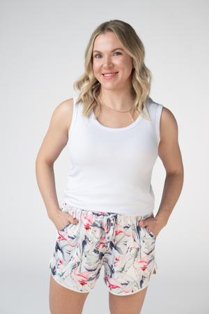 PREBOOK Nova Summer Shorts - Flamingos