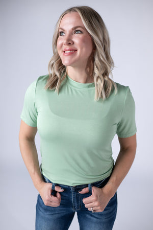 Blair Short Sleeve Top - Sage by Michelle Mae