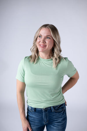 Blair Short Sleeve Top - Sage by Michelle Mae