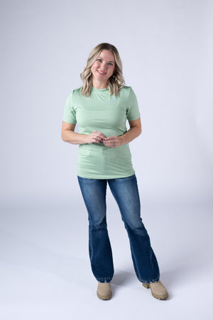 Blair Short Sleeve Top - Sage by Michelle Mae