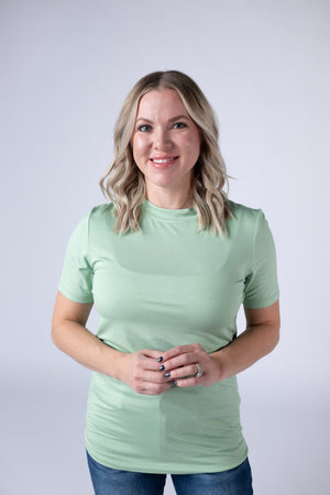 Blair Short Sleeve Top - Sage by Michelle Mae