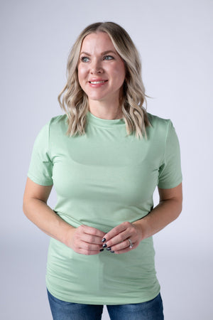 Blair Short Sleeve Top - Sage by Michelle Mae