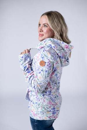 Hailey Pullover Hoodie - Cottage Floral by Michelle Mae