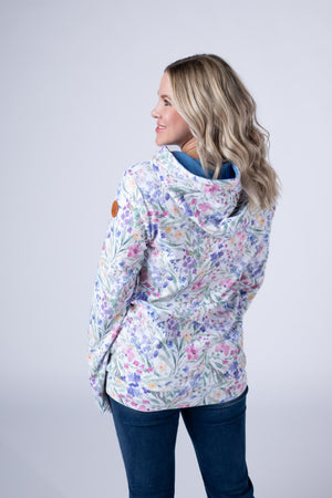 Hailey Pullover Hoodie - Cottage Floral by Michelle Mae