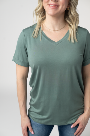 Sophie Top - Dusty Jade by Michelle Mae