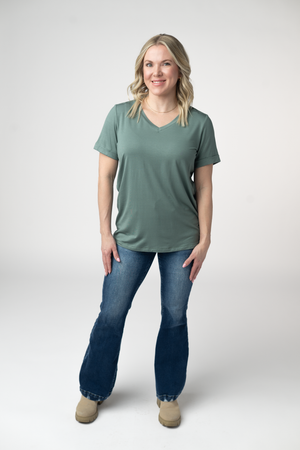 Sophie Top - Dusty Jade by Michelle Mae