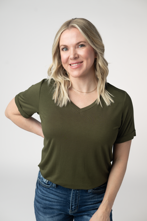 Sophie Top - Dark Olive by Michelle Mae