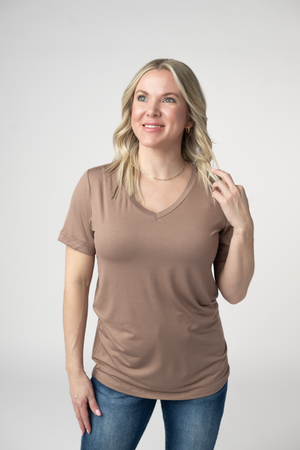 Sophie Top - Mocha by Michelle Mae