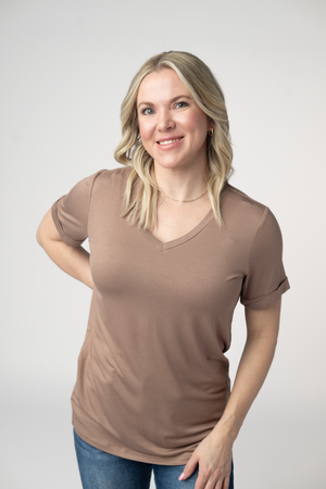 Sophie Top - Mocha by Michelle Mae