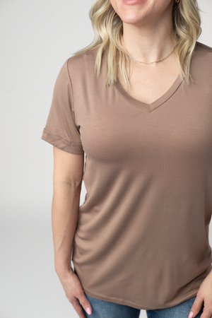 Sophie Top - Mocha by Michelle Mae
