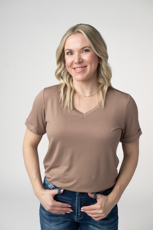 Sophie Top - Mocha by Michelle Mae