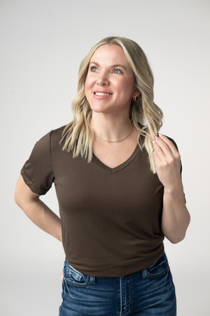 Sophie Top - Brown by Michelle Mae