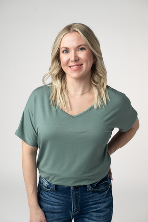 Chloe Cozy Top - Dusty Jade by Michelle Mae