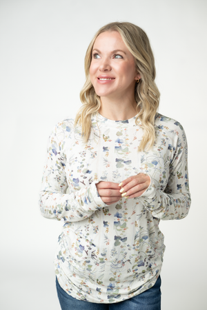 PREBOOK Blair Long Sleeve Top - Olive Meadows