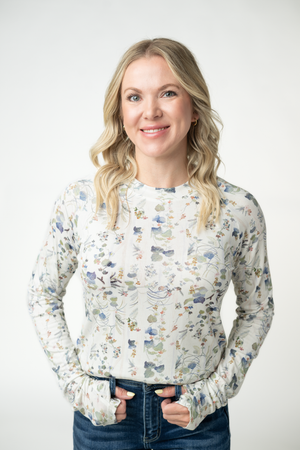PREBOOK Blair Long Sleeve Top - Olive Meadows