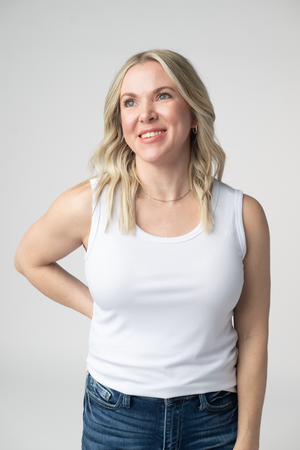 Ava Tank- White by Michelle Mae