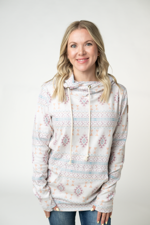 PREBOOK Ashley Hoodie - Desert Geometric
