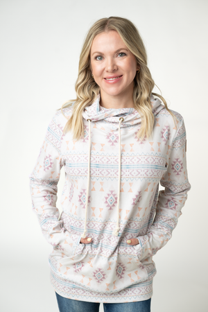 PREBOOK Ashley Hoodie - Desert Geometric