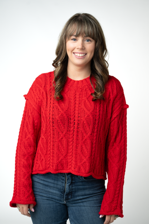 PREBOOK Emma Sweater - Red
