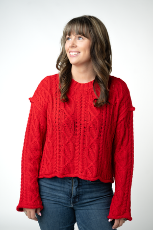 PREBOOK Emma Sweater - Red