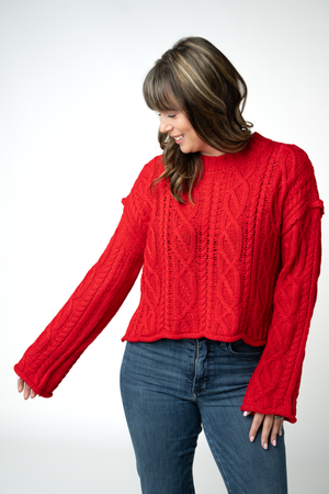 PREBOOK Emma Sweater - Red