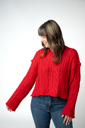 PREBOOK Emma Sweater - Red