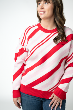 PREBOOK Candy Cane Pullover Sweater