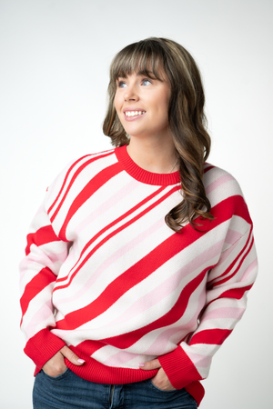 PREBOOK Candy Cane Pullover Sweater