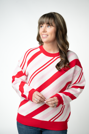 PREBOOK Candy Cane Pullover Sweater