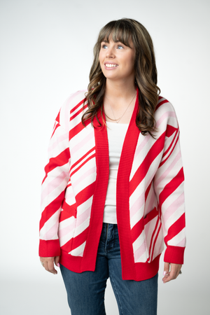 PREBOOK Candy Cane Cardigan