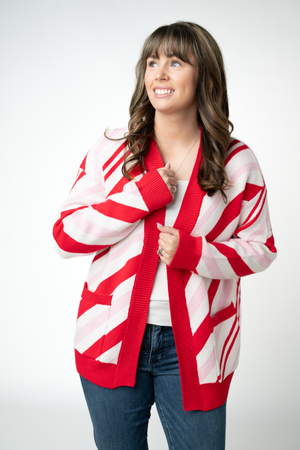 PREBOOK Candy Cane Cardigan