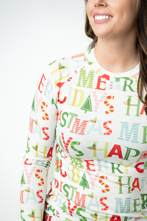 PREBOOK Blair Long Sleeve Top - Merry Christmas