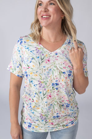 Sophie Tee - Cottage Floral by Michelle Mae