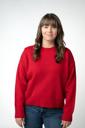 PREBOOK Gianna Pullover Sweater - Red