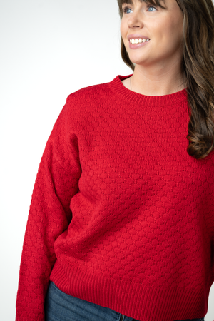 PREBOOK Gianna Pullover Sweater - Red