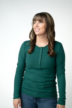 PREBOOK Georgia Long Sleeve Top - Green