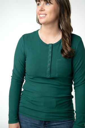 PREBOOK Georgia Long Sleeve Top - Green